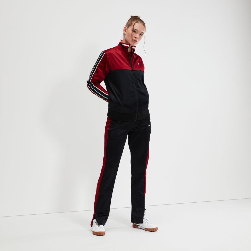Women's Rowe Track Top Burgundy