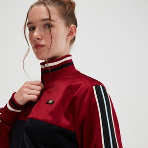 Women's Rowe Track Top Burgundy