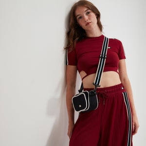 Women's Maldonado Crop Tee Burgundy