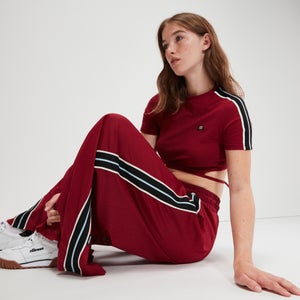 Women's Maldonado Crop Tee Burgundy