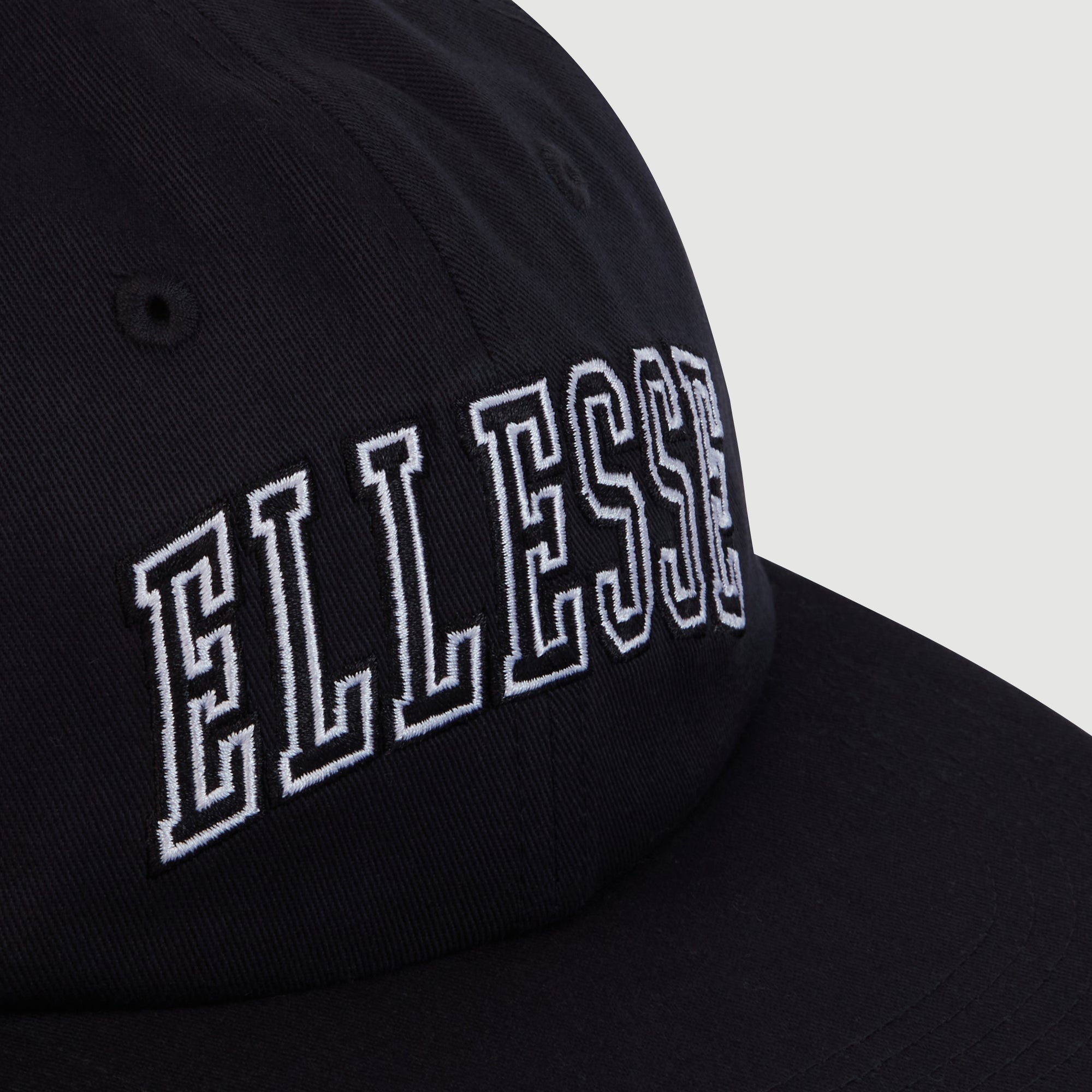 Men's Monaz Flat Peak Cap Washed Black | ellesse UK