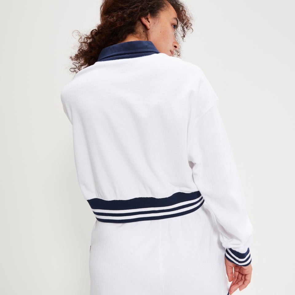 Women's Crocetta Cropped Sweatshirt White