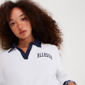 Women's Crocetta Cropped Sweatshirt White