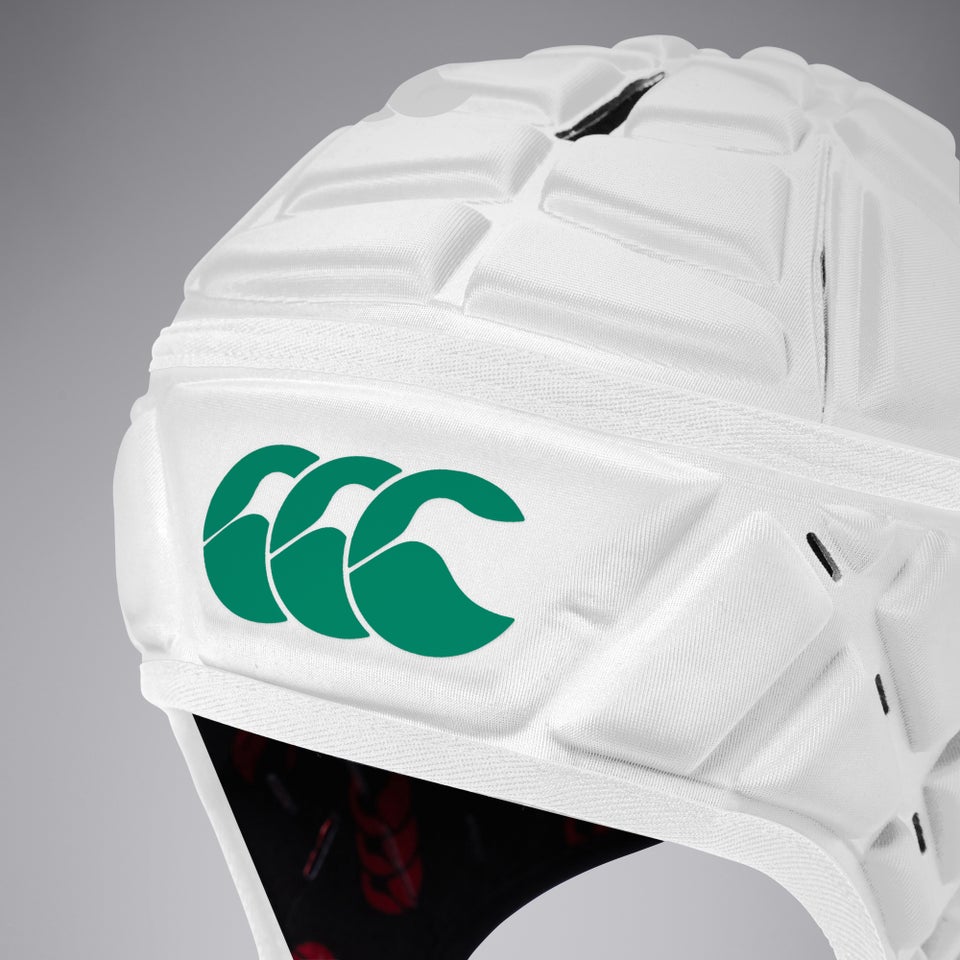 Adult Unisex Raze Headguard White/Green