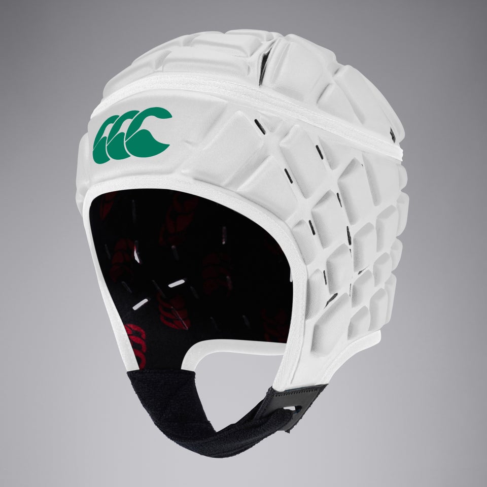 Adult Unisex Raze Headguard White/Green