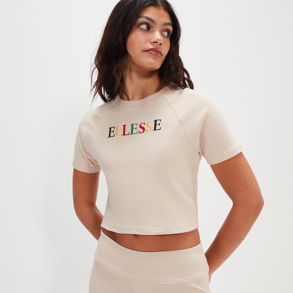 Women's Lyndsay Crop T-Shirt Beige