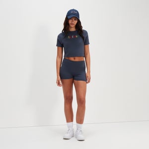 Crop-T-Shirt Lyndsay für Damen Dunkelblau