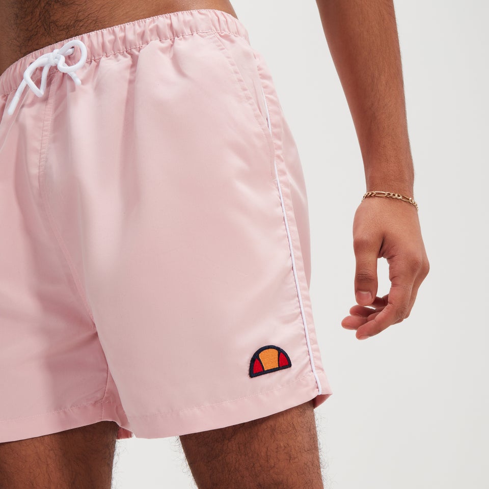Men's Dem Slackers Swim Shorts Light Pink/White