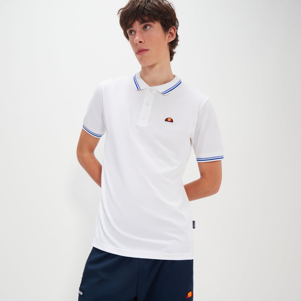 Men's Rooks Polo White/Blue