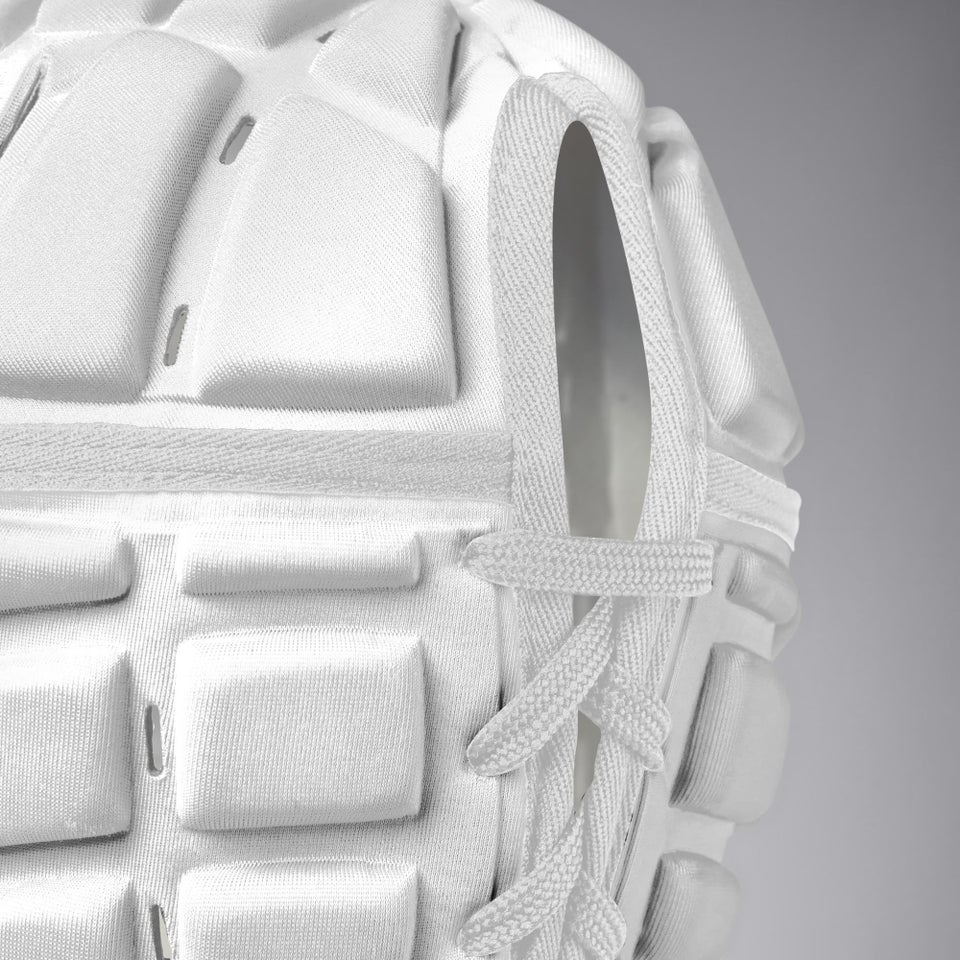 CANTERBURY RAZE HEADGUARD JU JU WHITE/GREEN