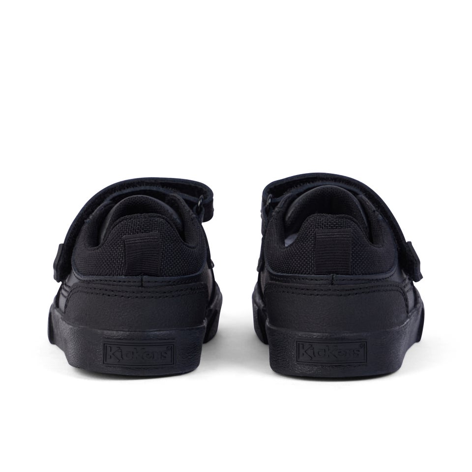 Infant Boys Tovni Scuff Lo Leather Black