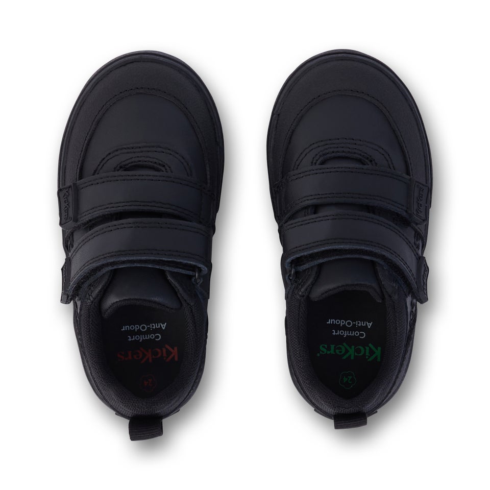 Infant Boys Tovni Scuff Lo Leather Black