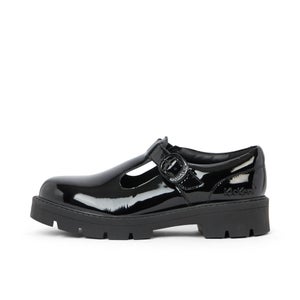 Adult Womens Kori T Bar Patent Leather Black