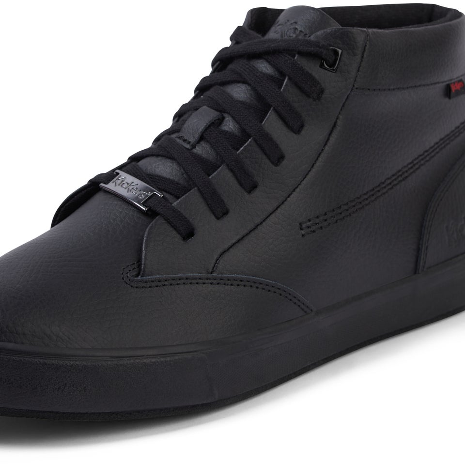 Adult Unisex Tovni Tumble Hi Leather Black