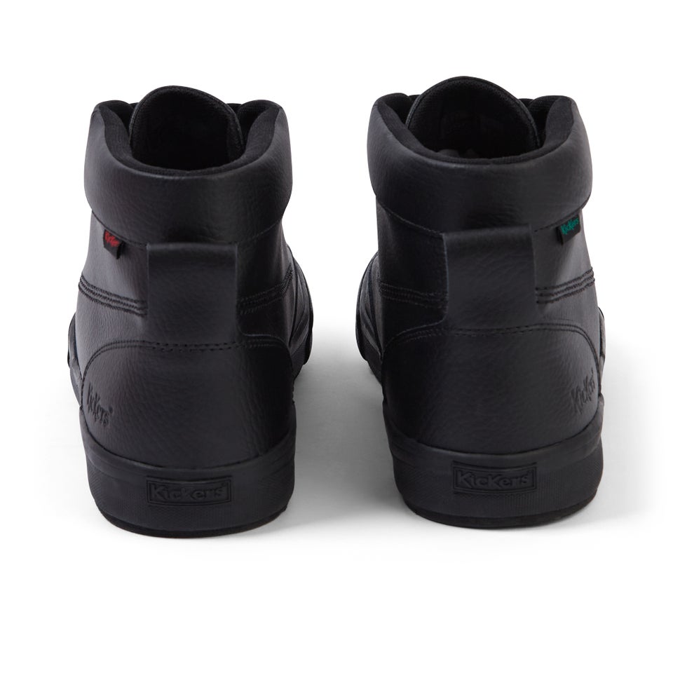 Adult Unisex Tovni Tumble Hi Leather Black