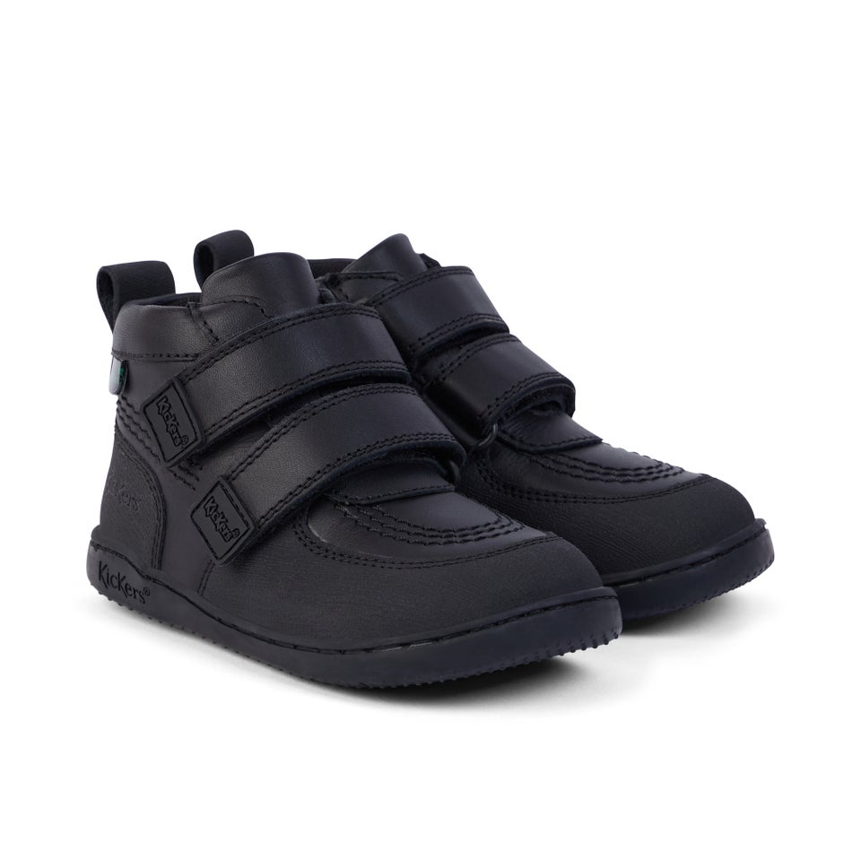 Infant Unisex Playflex Hi Vel Leather Black