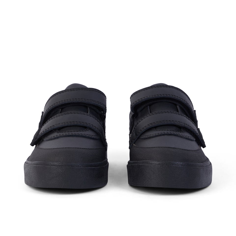 Junior Boys Tovni Scuff Lo Leather Black