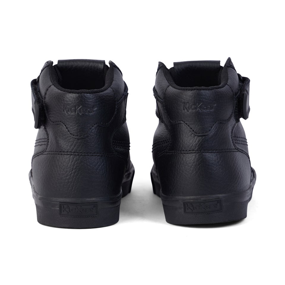 Youth Unisex Tovni Hi Mix Mesh Leather Black