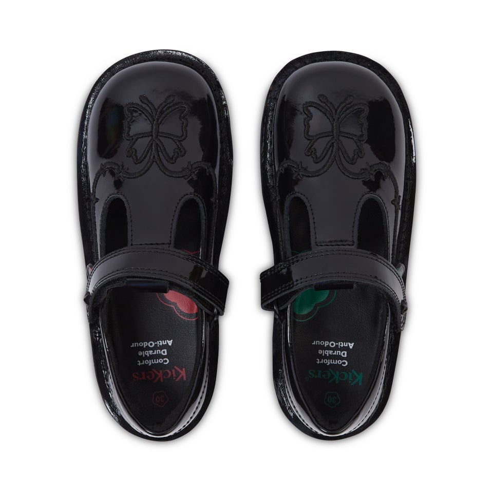 Infant Girls Kick T Stardust Patent Leather Black