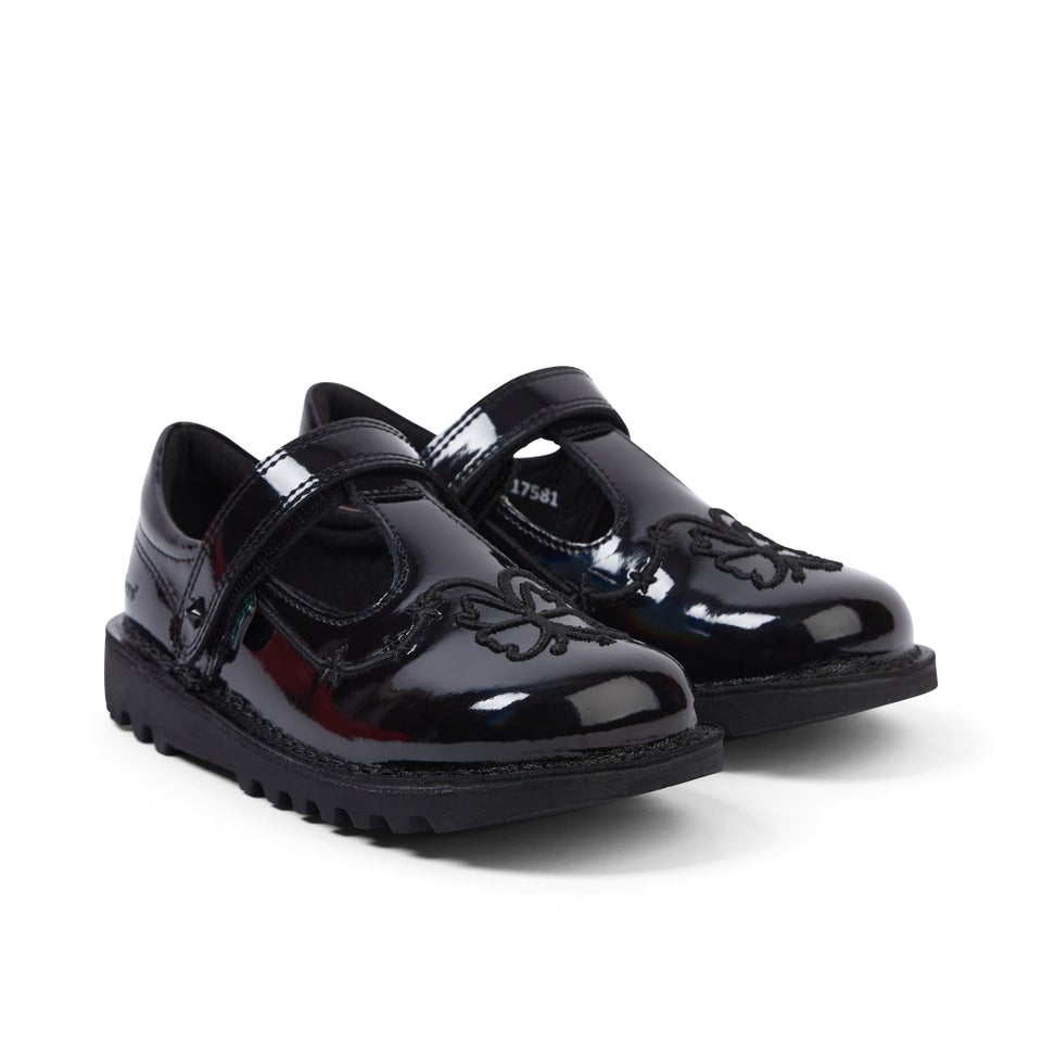Infant Girls Kick T Stardust Patent Leather Black