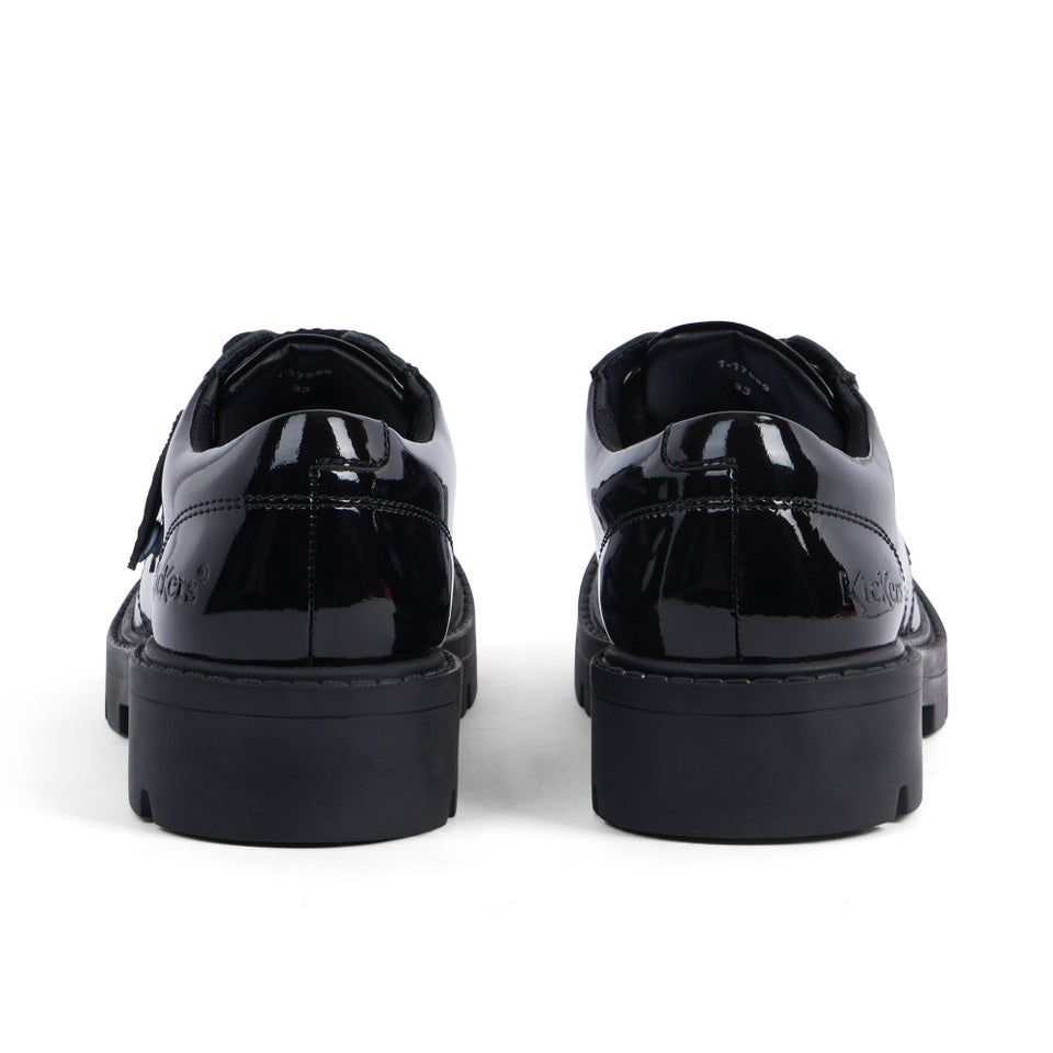 Junior Girls Kori Lace Patent Leather Black