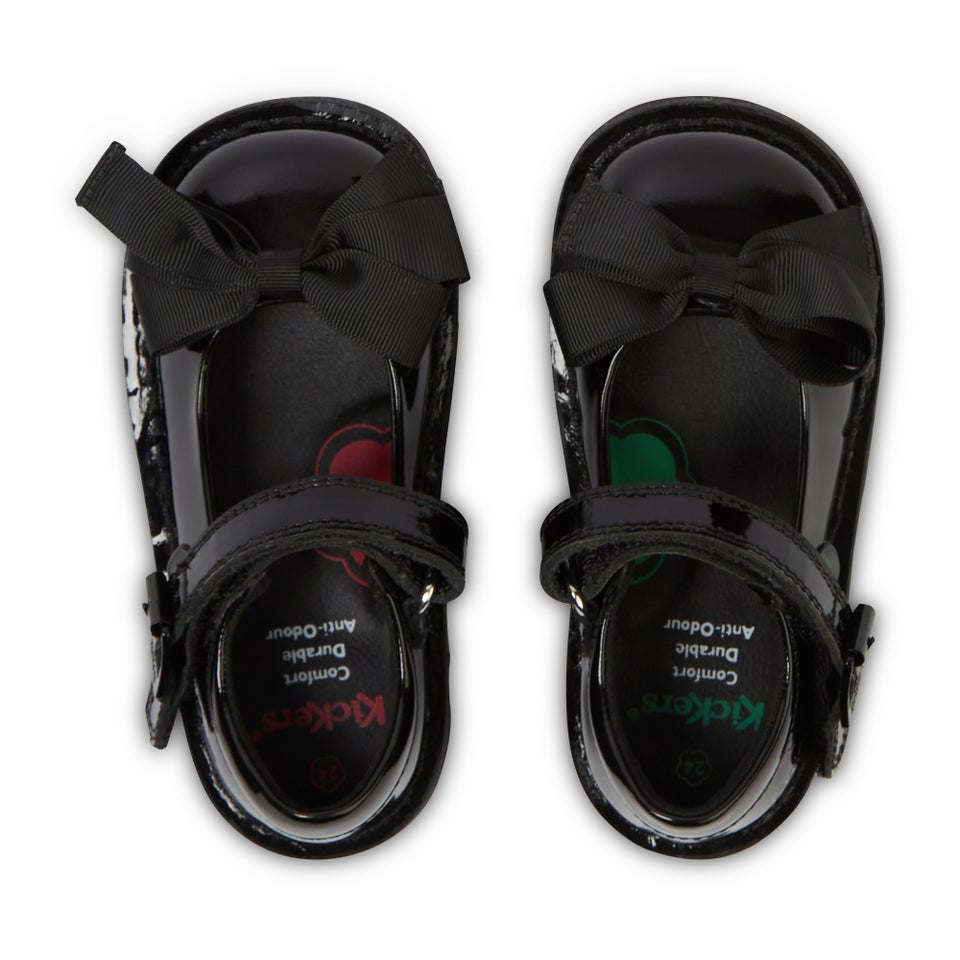 Infant Girls Kick Mj Bow Patent Leather Black