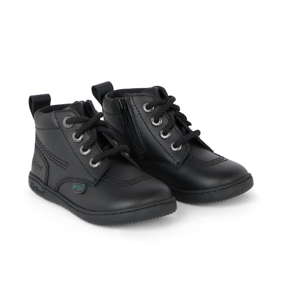 Infant Unisex Playflex Hi Leather Black