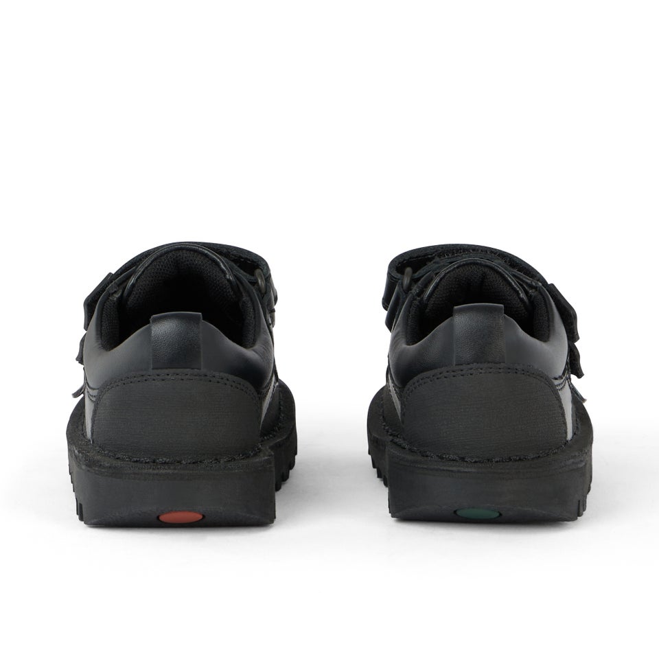 Infant Boys Kick Scuff Twin Leather Black