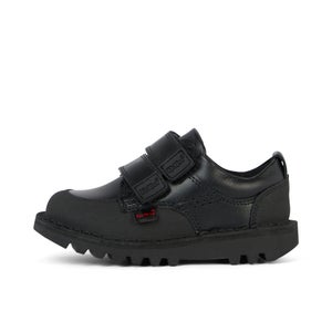 Infant Boys Kick Scuff Twin Leather Black