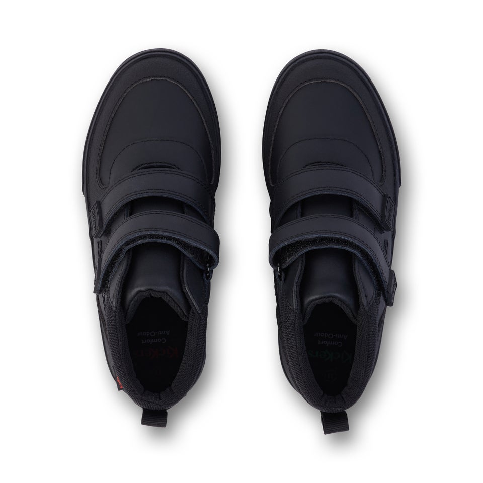 Junior Boys Tovni Scuff Hi Leather Black