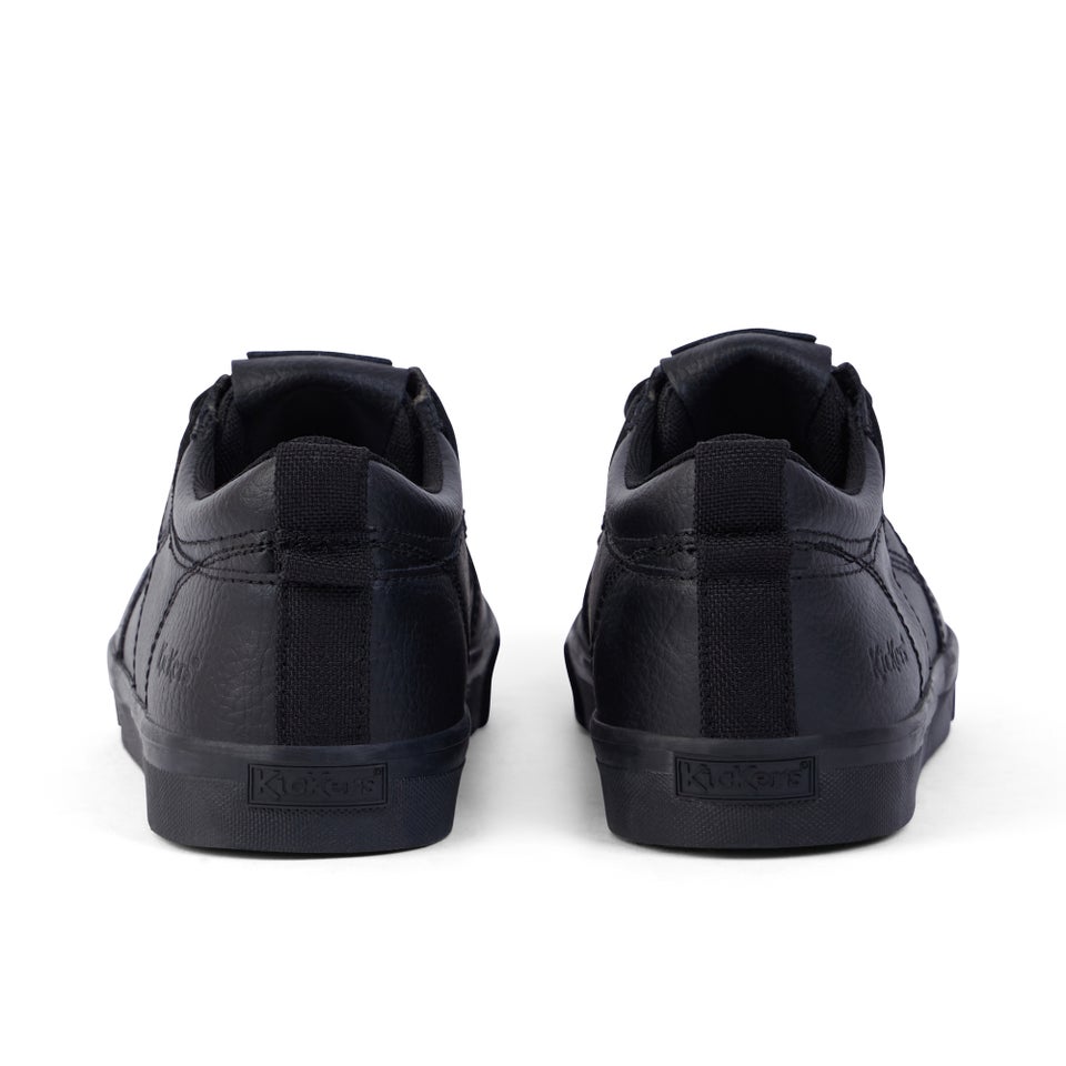 Youth Unisex Tovni Lo Mix Mesh Leather Black