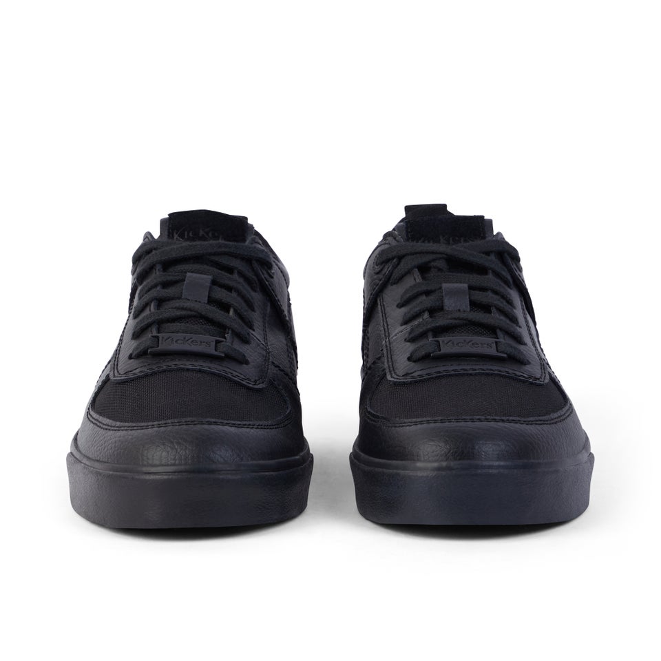 Youth Unisex Tovni Lo Mix Mesh Leather Black