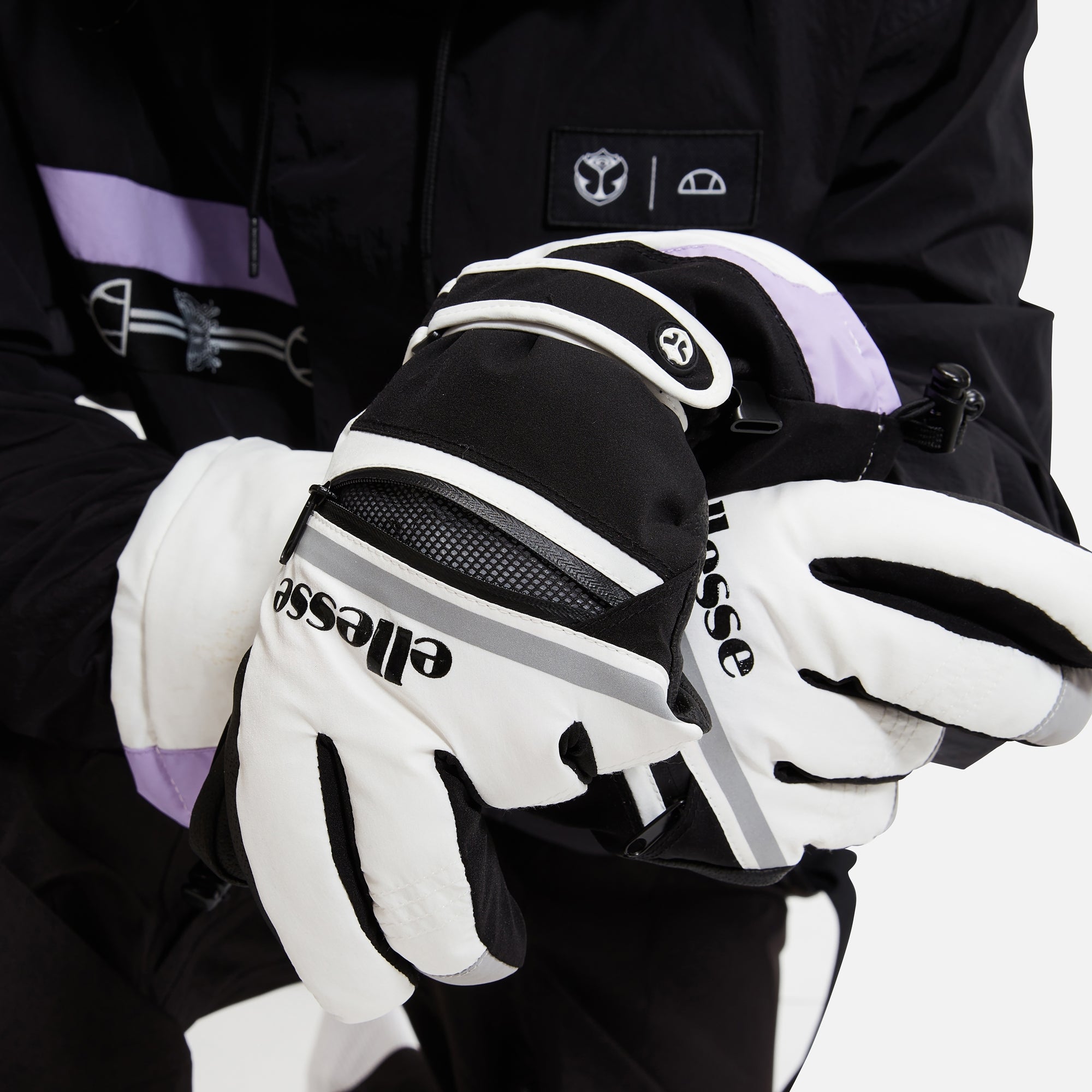 【ふくろう】ellesse KEVLAR スノーボードウェア M Tomorrowland X ellesse Gloves Black/White | ellesse UK
