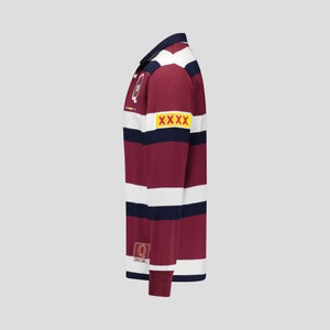 M QLD REDS RETRO JERSEY MAROON