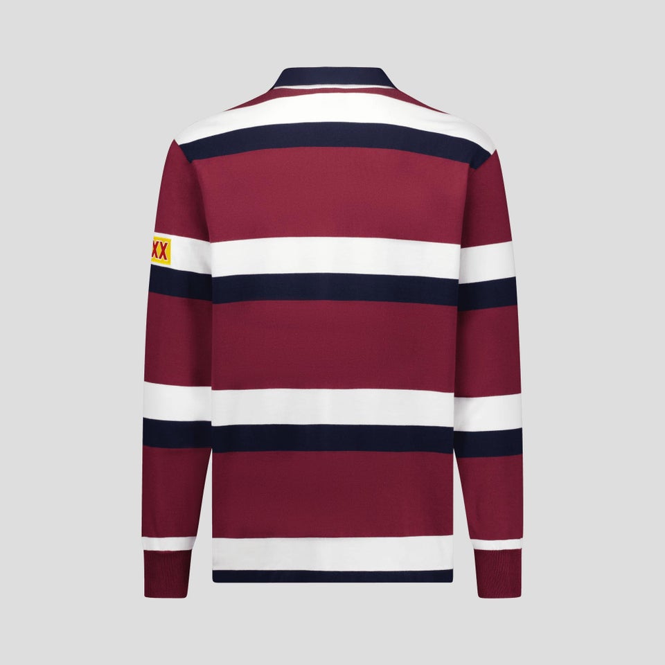 M QLD REDS RETRO JERSEY MAROON