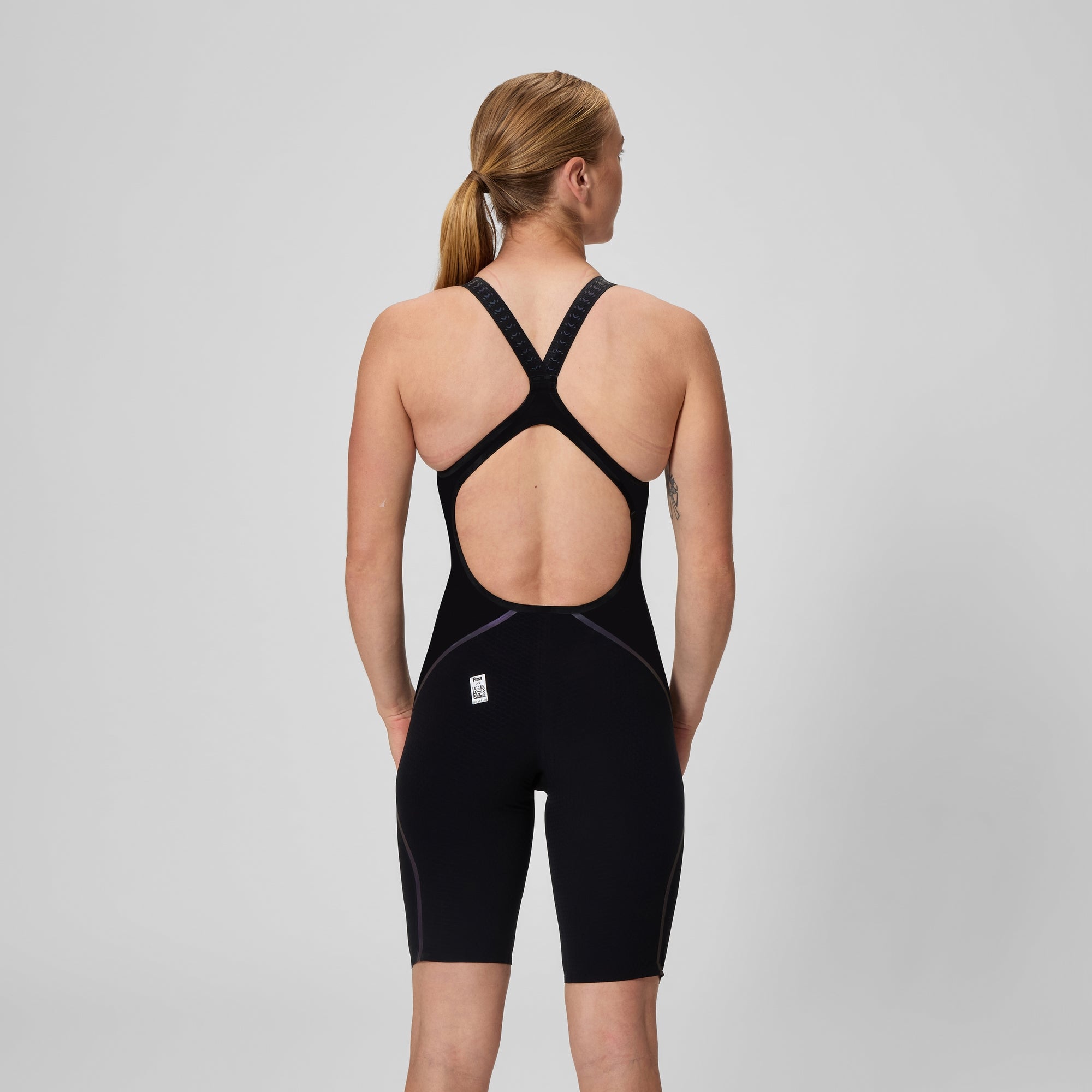 Women's Fastskin LZR Intent 2.0 Openback Kneeskin Black | Speedo USA