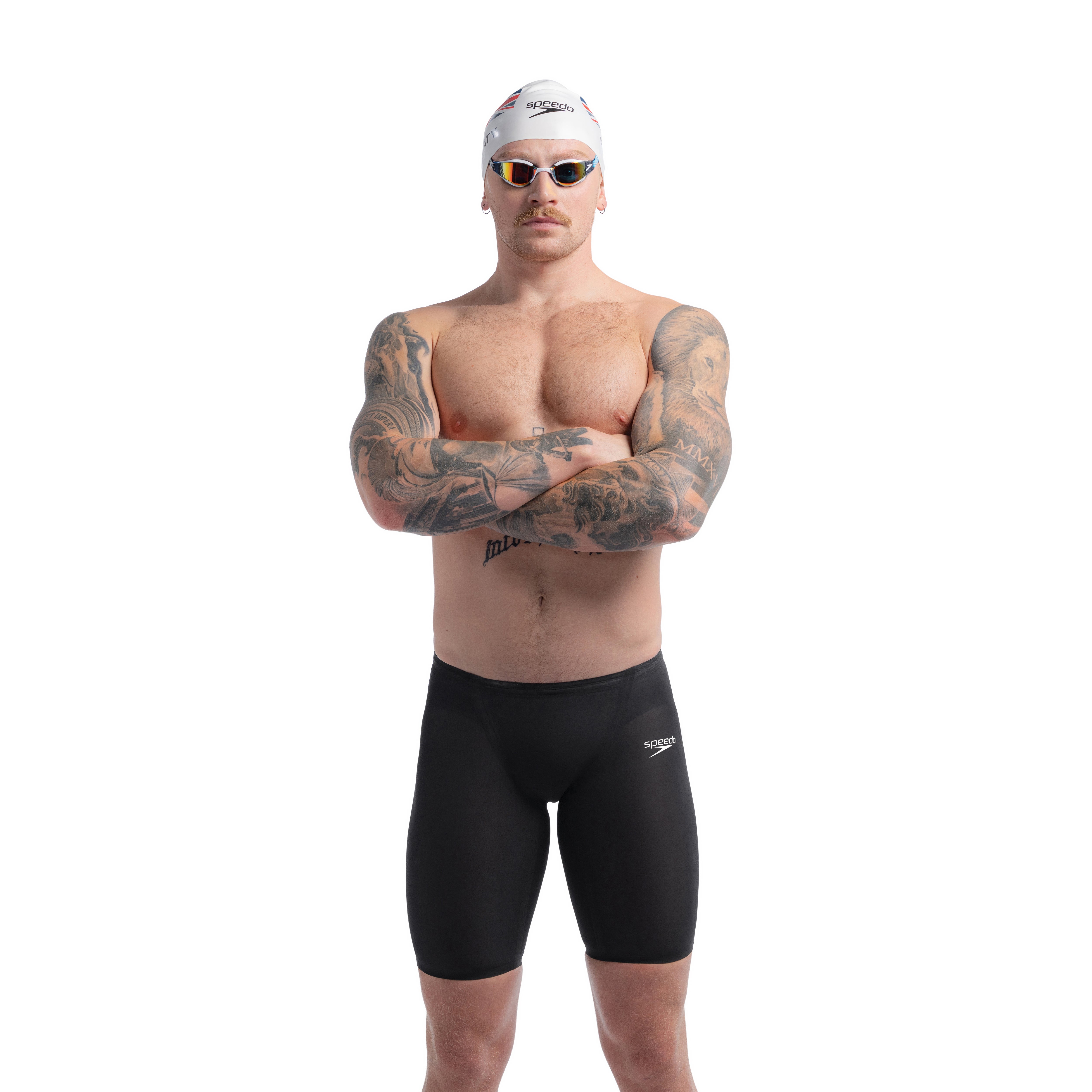 Men's Fastskin LZR Valor 2.0 High Waist Jammer Black | Speedo USA