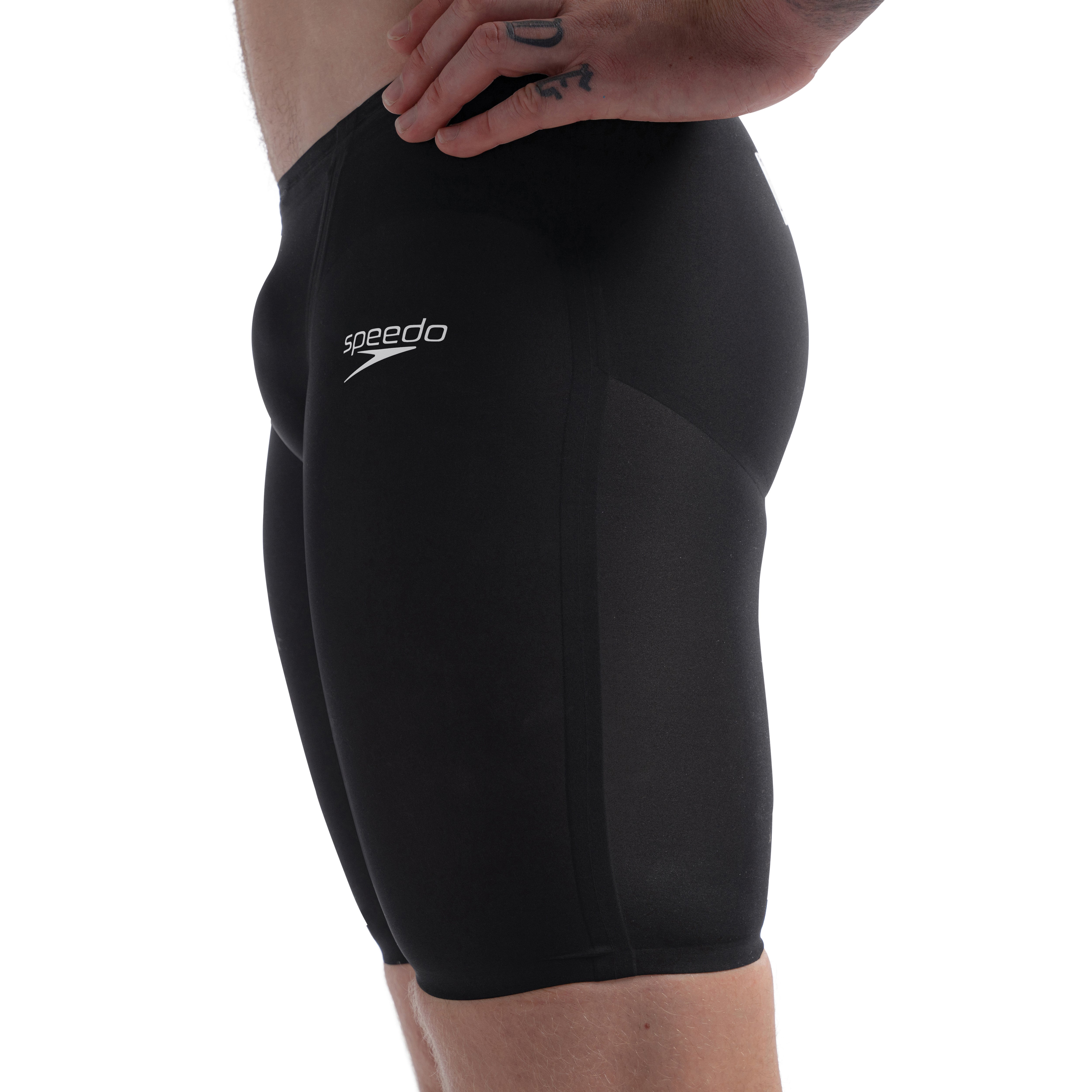 Men's Fastskin LZR Pure Valor 2.0 High Waisted Jammer Black Men's Fastskin LZR Pure Valor 2.0 High Waisted Jammer Black