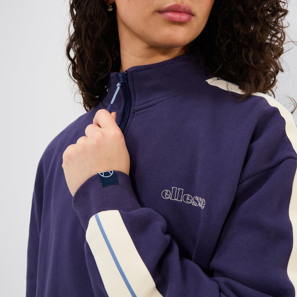 Pilton 1/2 Zip Top Dark Blue