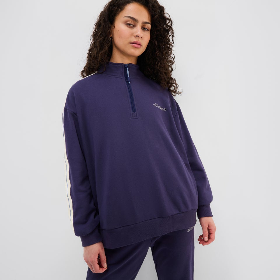 Pilton 1/2 Zip Top Dark Blue