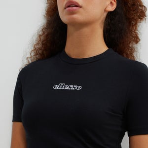 Women's Sierran Crop Tee Black