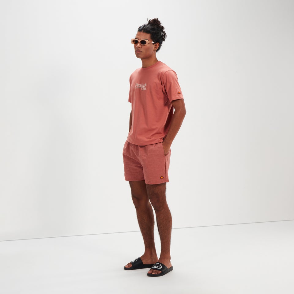 Schwimmshorts Libero für Herren Dunkelrosa