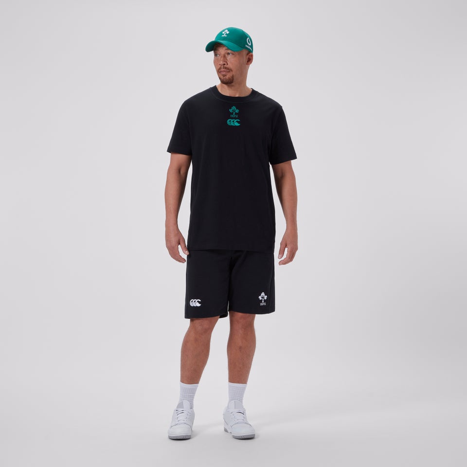 CANTERBURY IRELAND TEAM COTTON T-SHIRT AM BLK/GRN