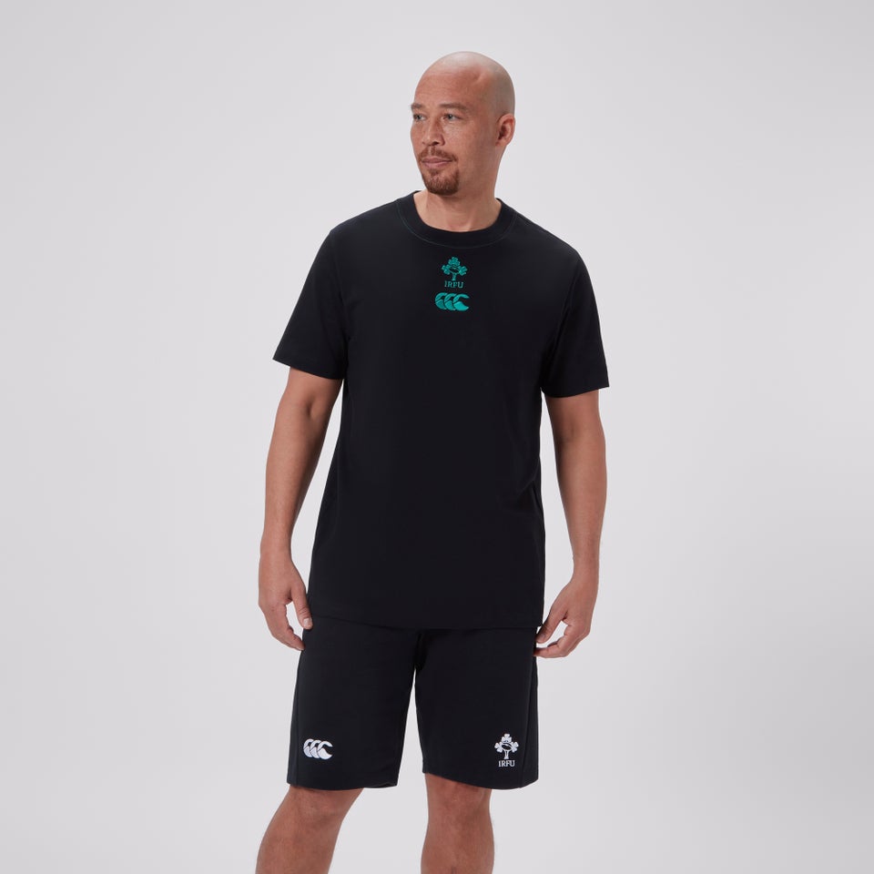 CANTERBURY IRELAND TEAM COTTON T-SHIRT AM BLK/GRN