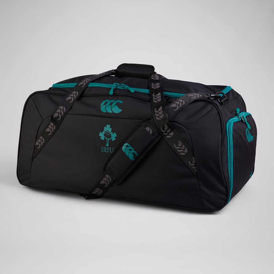 Adult Unisex Ireland Holdall Black/Green
