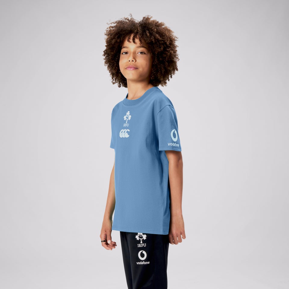 Junior Unisex Ireland Cotton Tee Blue