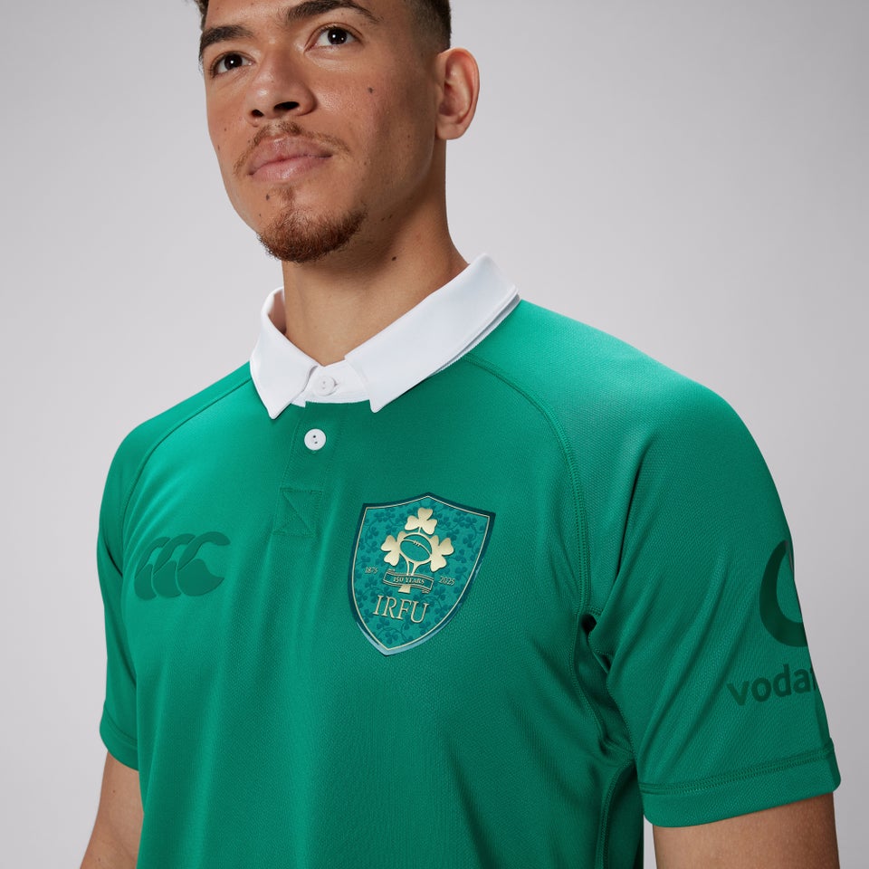 Mens Ireland 150Th Home Pro Jersey Green Canterbury