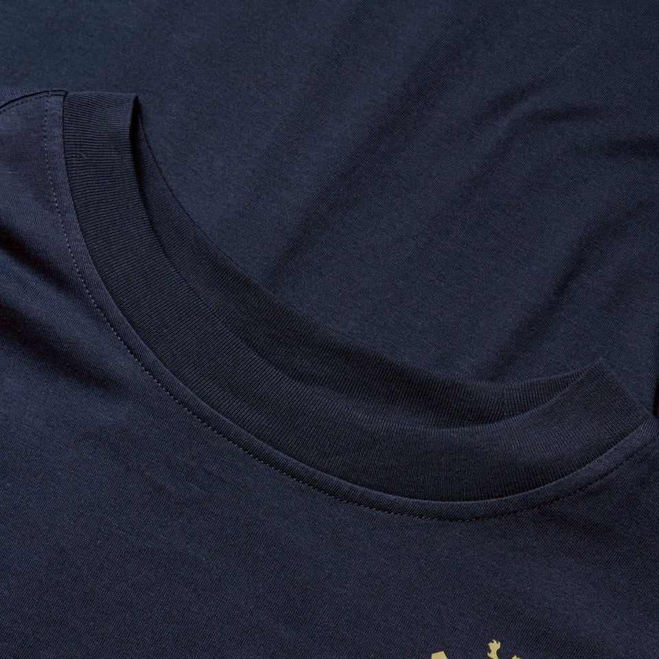 Mens British & Irish Lions Cotton Jersey Tee Navy