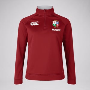 WOMENS BRITISH & IRISH LIONS CCC QUARTER-ZIP FLEECE RED