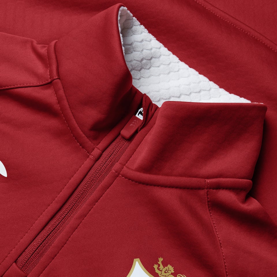 Womens British & Irish Lions 1/4 Zip Fleece Red